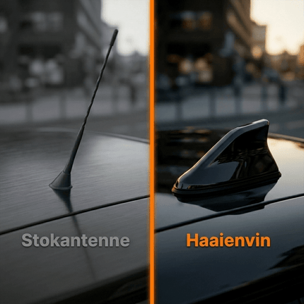 VCTparts VCTparts Universele Haaienvin Autoradio Antenne Zwart - Shark Fin AM/FM Dakantenne Auto Universeel met Eenvoudige Installatie Moderne Upgrade NORGOS 9