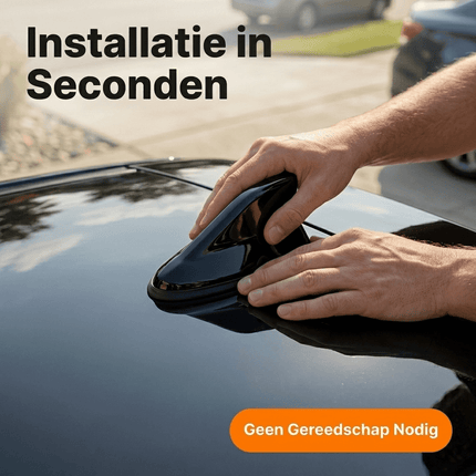 VCTparts VCTparts Universele Haaienvin Autoradio Antenne Zwart - Shark Fin AM/FM Dakantenne Auto Universeel met Eenvoudige Installatie Moderne Upgrade NORGOS 2