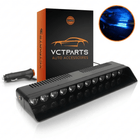 VCTparts VCTparts Premium Raamflitser Blauw LED Stroboscoop – 12V Zwaailicht met Zuignap 12 LED 8 Standen – Verhoog je Zichtbaarheid en Veiligheid NORGOS 1