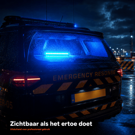 VCTparts VCTparts Premium Raamflitser Blauw LED Stroboscoop – 12V Zwaailicht met Zuignap 12 LED 8 Standen – Verhoog je Zichtbaarheid en Veiligheid NORGOS 2