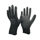 VCTparts Veiligheids Industriële Werk Handschoenen met Rubberlaag Zwart [Maat L] NORGOS 5