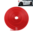 VCTparts Velgen Bescherming Flexibele Decoratie Strip met Tape Rood (8 meter) NORGOS 9