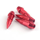 VCTparts Ventieldoppen Slotbout Kogelstijl Roestbestendige Punt Doppen - Aluminium Rood (Set 4 stuks) NORGOS 3