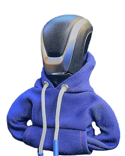 Decoration à sweat à capuche Gear Hood pour le Buton de Pook Schakel - Bleu [pull pull]