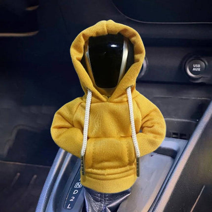 VCTparts Versnellingspook Hoes Hoodie Versiering voor de Schakel Pook Knop - Geel [Trui Sweater] NORGOS 3