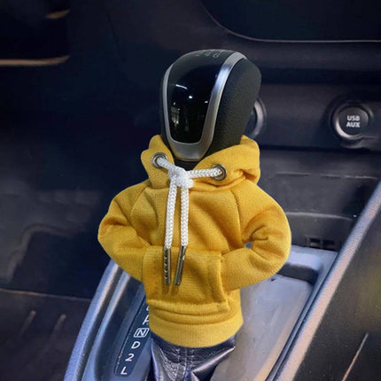 VCTparts Versnellingspook Hoes Hoodie Versiering voor de Schakel Pook Knop - Geel [Trui Sweater] NORGOS 6