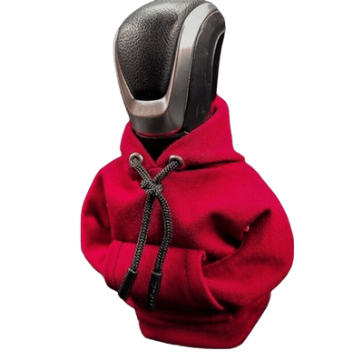 Versnellingspook Hoes Hoodie Versiering voor de Schakel Pook Knop - Rood [Trui Sweater]