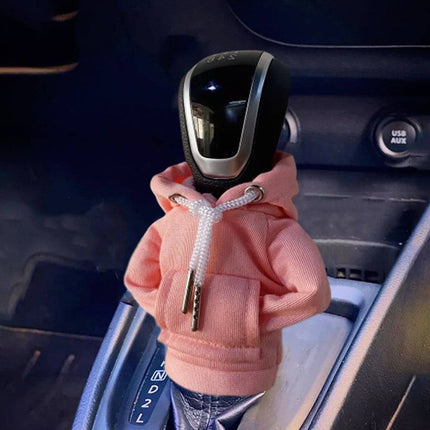 Versnellingspook Hoes Hoodie Versiering voor de Schakel Pook Knop - Roze [Trui Sweater] - VCTparts.nl