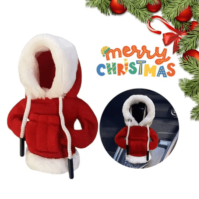 Decoration à sweat à capuche de Gear Hood pour le Switch Pook Button - Santa Christmas Noël [Pull Pull Santa Claus Christmas Red White]