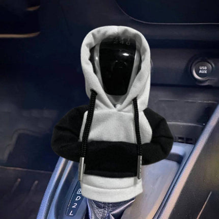 VCTparts Versnellingspook Hoes Hoodie Versiering voor de Schakel Pook Knop - Wit Zwart [Trui Sweater] NORGOS 6
