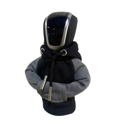 VCTparts Versnellingspook Hoes Hoodie Versiering voor de Schakel Pook Knop zwart Grijs [Trui Sweater] NORGOS 1