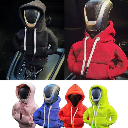 VCTparts Versnellingspook Hoes Hoodie Versiering voor de Schakel Pook Knop zwart - Rood [Trui Sweater] NORGOS 8