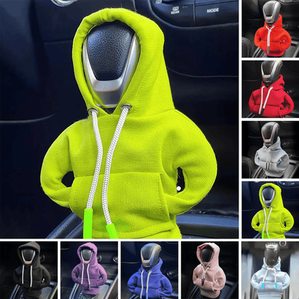 VCTparts Versnellingspook Hoes Hoodie Versiering voor de Schakel Pook Knop zwart - Rood [Trui Sweater] NORGOS 5
