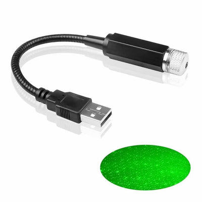 Plafond laser ciel étoilé réglable - vert [toit d'éclairage intérieur]
