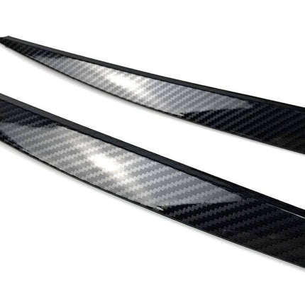 Volkswagen Golf 7 Koplamp Booskijker Wenkbrauw Carbon (set van 2 stuks) - VCTparts.nl