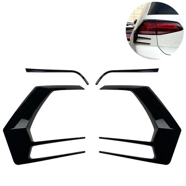 VCTparts VCTparts Achterlicht Frame Covers Zwart Glans - Geschikt voor Volkswagen Golf 7.5 2016 - 2019 MK7.5 GTI R Styling Upgrade Set NORGOS 1