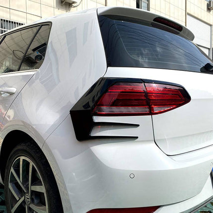 Volkswagen Golf 7.5 16 - 19 Achterlicht Frame Cover Zwart (set) VW Mk - VCTparts.nl