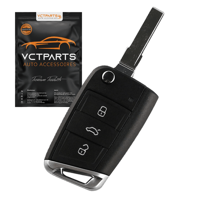 Volkswagen Klapsleutel Afstandsbediening Behuizing 2013-2020 (excl. chip)