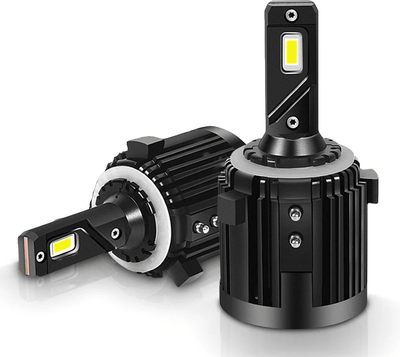Volkswagen LED H7 Headlights Dimlicht 6000K Black [Golf 6/7 - Passat - Touran - Tiguan - T -roc]