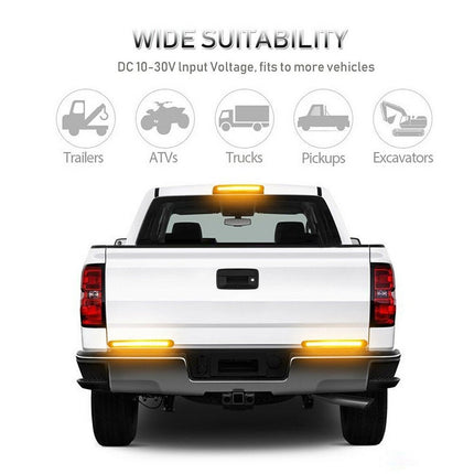 VCTparts Witte DRL Mistlamp LED Bar Strip Wit Ledbar Universele Lichtbalk NORGOS 6