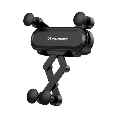 Wozinsky WCH-05 Gravity Telefoonhouder voor Luchtrooster Auto Zwart