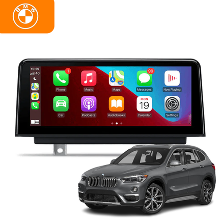 CarPlay & Android Auto Draadloos Scherm voor BMW X1 (F48), X2 (F39, F49) – NBT Multimedia Display, GPS Navigatie & Touchscreen – Inbouwen / Inbouwservice / Installatie