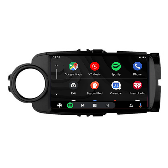 CarPlay & Android Auto Autoradio voor Toyota Yaris 2012–2017 – GPS Navigatie & Touchscreen – Inbouwen / Inbouwservice / Installatie
