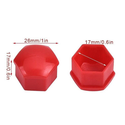 VCTparts Zilveren Wielbout Wielmoer Doppen Beschermende Afdekkapjes 20 stuks - 17mm (set) NORGOS 3