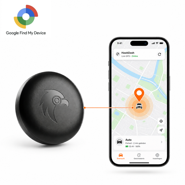 Auto GPS Location Tracker Anti -Thef Fonction Smart Tag - Fonctionne avec Recherche mon application - iOS / iPhone noir